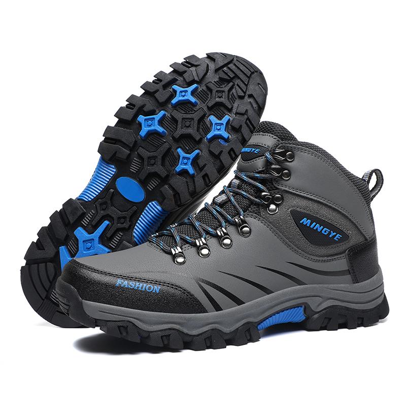Autumn and Winter New High-top Outdoor Hiking Shoes Leisure Sports Comfortable Fashion Men's Large Size Hiking Shoes