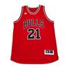 X NBA Collaboration Chicago Bulls Butler Comfortable Soft 21 Jersey Breathable Sleeveless Basketball Tank Unisex Tops Red 7470A-300-K91600