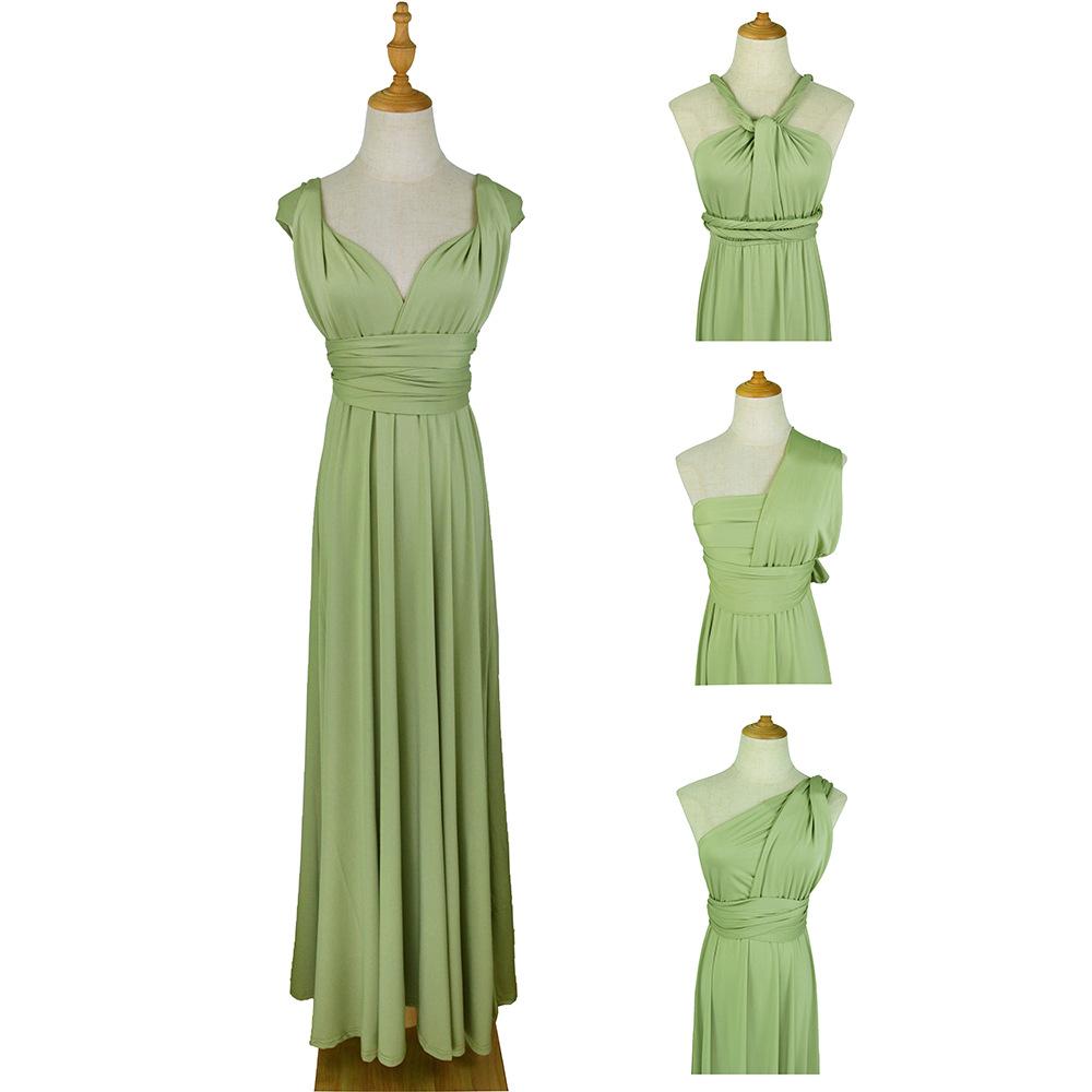 Sexy Women's Fashion Long Dress Beach Bridesmaid Convertible Wrap Party Dress Women