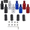 Universal Aluminum Gear Shift Knob Shifter Adapter For Non Threaded Shifters For BMW Mini 4 Colors