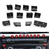Car Front Dashboard Radio CD Player Digit Button Switch Buttons Cover Trim For BMW M3 M4 F20 F21 F22 F30 F32 F35 F34 F36 F45 F46
