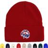 Mouth Flag of United Kingdom Winter Knit Cap Beanie, Patriotic Man Cap Versatile Slouchy Solid Color Pompom Beanies Knit Hat Beanie