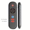 NEW W1 PLUS Air Mouse Remote Control 2.4G RF Wireless Mini Voice Control Keyboard Smart Gyroscope Keyboard Sense Anti-loss IR for Android TV Box