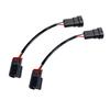 MOTOR POWER H11 To L1B Socket Conversion Cable, Set of 2, H8/H9/H11/H16 Coupler Conversion Harness, Fog Wiring, Fog Harness, 158-25x2