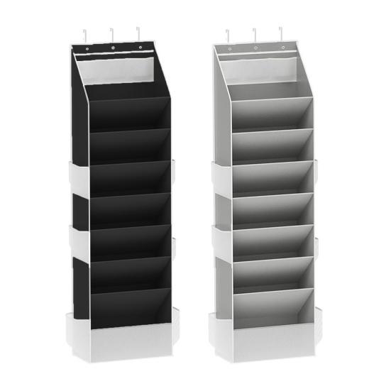 Shoe Organizer 8 Tier Over The Door Shoe Organizer Hanging Closet Shoe Storage with Large Deep Pockets Fits 16-24 Pairs of Sneakers Sandals Boots