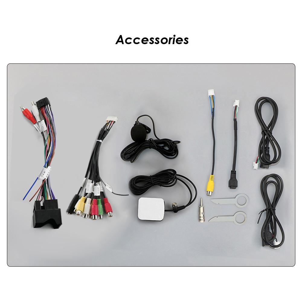 Car Radio Hizpo 2din 7''Android AutoRadio GPS for Ford Mondeo S-max Focus C-MAX Galaxy Fiesta Transit Fusion Connect Kuga Multimedia Navi Carplay Auto