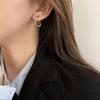 2023 Irregular Circle Earrings: Women's Simple Light Luxury Niche Stud Hoops