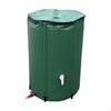 Foldable Rain Barrel with Spigot PVC Water Butt Rainwater Container 50 L