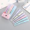 4Pcs/Set Cute Cat Erasable Pen 0.38mm Washable Magical Gel Pen Blue Ink Refills Kids School Stationery Office Accessories