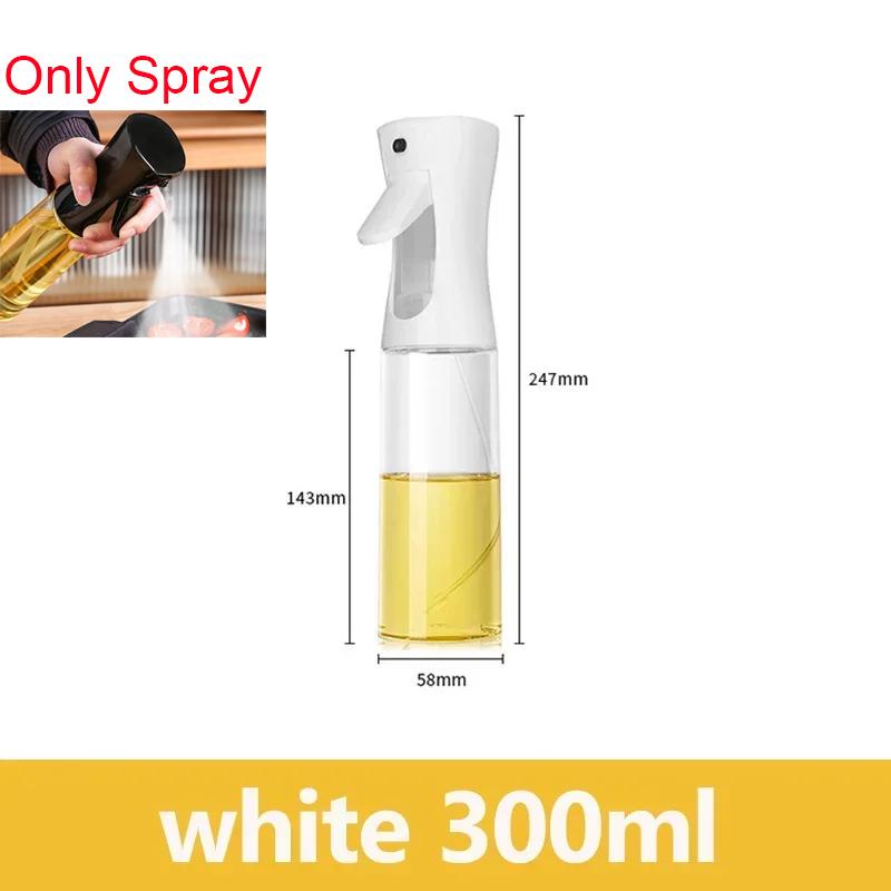 2-in-1 Sprayer Pourer Oil Empty Bottle Plastic Oil Container Dispenser Vaporizer for Kitchen Barbecue Camping Cooking Utensils