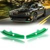 1Pair (Left + Right) Car Front Bumper Lip Splitter Protector For Dodge Challenger R/T SRT GT