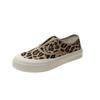 Canvas Shoes Women New Fashion Sneakers Leopard Print Slip-on Woman Vulcanized  Flat Casual Loafers Ladies