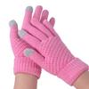 Winter Gloves for Women Elastic Touch Screen Warm Gloves Thermal Knit Fleece Lined Gloves for Cold Weather