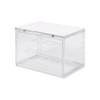 Yuu and Yui Figure Case, Collection Case, Shelf, Acrylic Case, Showcase, Plastic Case, Display Case (White)