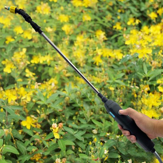 Yousheng Electric Sprayer Wand Battery Powered Garden Sprayer Wand Telescopic Spray Wand with 2 Nozzles Water Sprayer for Watering Plants Car Washing