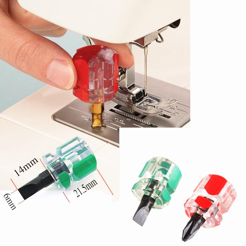 2pcs/set Mini Needle Plate Screw Driver Set Sewing Tool for Sewing Machine