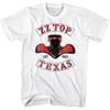 ZZ Top Eliminator Est Texas 1969 Men's T Shirt White Car Blues Guitar Style Rock