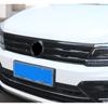 A Set Front Bumper Center Grille Trim Strips Fit For Volkswagen Tiguan MK2 2017-2024 Car Accessories Directly Stick Black Strips