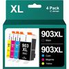 Ink Cartridges - DOUGLAS LABORATOIRES - 903XL - Compatible HP OfficeJet - 4 Colors - 825 Color Pages