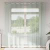VidaXL Voile Curtains with Eyelets 2 Pcs Light Grey 140x225 Cm, Net Curtain, Sheer Curtain, Window Voile, 4102109