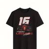 Leclerc Inspired T-Shirt Women's Printed T-Shirt Inspired by Leclerc A Gift Racing Enthusiasts Machine Washable