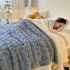 Winter Taf Velvet Double-Layer Coral Fleece Blanket - Lambswool Sofa Throw, Autumn/Winter Quilt