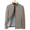 Middle-aged Men's Spring and Autumn New Dad's Stand-up Collar Casual Thin Men's Jacket
