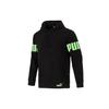Logo Print Breathable Sports Hoodie Men Tops Black 847723-51