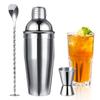 24 Oz 750Ml Cocktail Bar Martini Drink Shaker Set With Strainer Stainless Steel Bartender Kit Cocktail Drink Mixer With Jigger