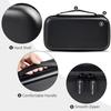 JBL Wireless 2-Mic Wireless Microphone Case/JBL Partybox Handheld Dual Microphone Travel Storage Bag for Receiver, Battery, and Other Accessories - Bl