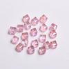 Crafts Beads for Jewelry Making Loose Earrings Bracelet Pendants 8mm DIY Part Resin Czech Crystal Cube Square Faceted 20pcs/bag UV Plated