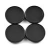 4pcs Outer Diameter 54mm Inner Diameter 51mm Black ABS Car Wheel Center Hub Cap