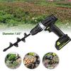 Roto Planter Garden Auger Spiral Drill Bit Attachment Bulb Plant Post Bedding