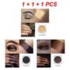 PHOERA Solid Color Shimmer Glitter Eyeshadow Pigment Pearlescent Brightening High Light Powder Lasting Cosmetics 1/3 Piece, 3PCS Set A, 1 Piece