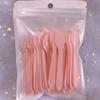50 Pcs Plastic Spatula Set, 4 Colors 8.2x1.5cm Cosmetic Mixing Paddles for Creams Face Mask Makeup