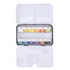 Watercolor Paint Set Portable Iron Box Solid Professional Watercolor Kit for Artists Students 12