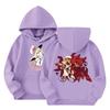 Child Fashion Lightweight Long Sleeve Pullover With Pockets  Print Hoodie