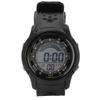 Digital Sports Watch Fashionable Waterproof Stopwatch Alarm Electronic Watch Black