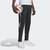 Adidas Solid Logo Print Long Sport Pants Men Bottoms Black HS3611