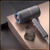 Foldable High-Power Hair Dryer with Hot/Cold Options and Blue Light for Home and Salon Use