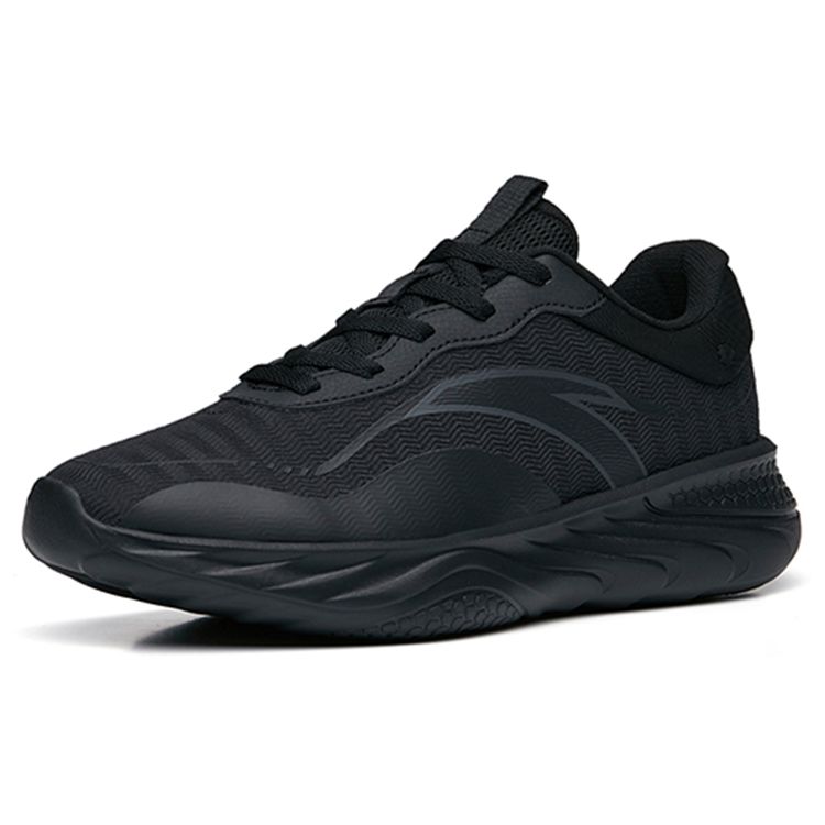 Anta Training Series Shock Absorbing Lightweight Low Top Training Shoes Men Sneakers Black 112247715-2