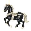 Horse Christmas Ornaments Sparkly Rhinestone Horse Hanging Decoration Acrylic Christmas Tree Ornament for Winter Xmas Party Supplies Holiday Home