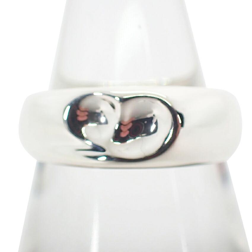 [Used] TIFFANY 925 Heart Ring/Size 10/j12-11