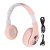 Bluetooth Headset Noise Reduction Foldable Over Ear Wireless Headphone with Colorful Light for