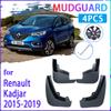 4 PCS Car Mud Flaps for Renault Kadjar 2015 2016 2017 2018  Mudguard Splash Guards Fender Mudflaps Auto