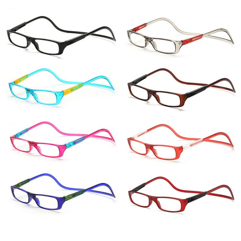 Unisex Magnet Reading Glasses Adjustable Hanging Neck Presbyopic Glasses