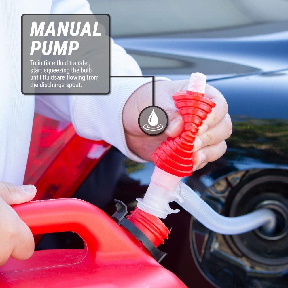 Chemical Liquid Pump Gasoline Pump Hand Pump Car Siphon Hose Transfer Sucker Car Fuel Oil Change