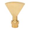 Fan Shaped Pond Sprinkler G1?1/2 Adjustable Brass Fan Shaped Fountain Nozzle for Garden Museums