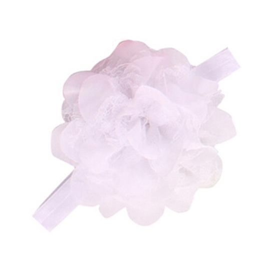 Милая детская повязка на голову с цветком для маленьких девочек, эластичная повязка для волос, головной убор