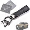 SUVVNE Premium Genuine Leather Keychain for Land Cruiser 250 LAND CRUISER Car Key Car Soft Car Retirement Commemorative Business Japanese Instructions